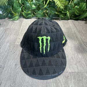 Monster Energy Exclusive Promo Hat One Industries Sz YOUTH Velvet Triangles